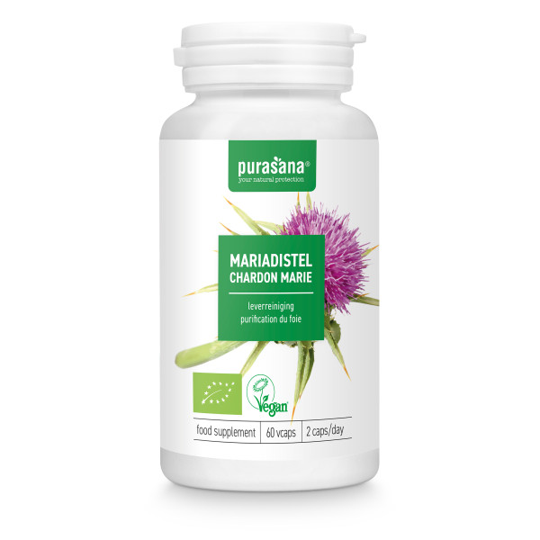 Chardon Marie Bio extrait 60 gélules - Purasana - Gélules de plantes - 1