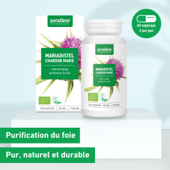Chardon Marie Bio extrait 60 gélules - Purasana - Gélules de plantes - 3