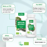 Artichaut Extrait 300mg Bio 60 gélules - Purasana - Gélules de plantes - 5