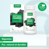 Aktivkohle 120 Kapseln - Purasana - Aktivkohle & Hefe - 3