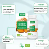Curcuma Bio 120 gélules - Purasana - Gélules de plantes - 5