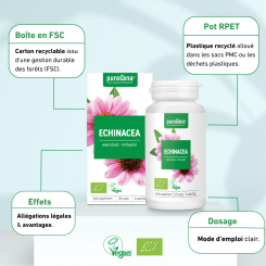 Echinacea Bio 120 Kapseln - Purasana - Kräuterkapseln - 5