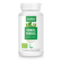 Fenouil Bio - 120 gélules - Purasana - Gélules de plantes - 1-Fenouil Bio - 120 gélules - Purasana