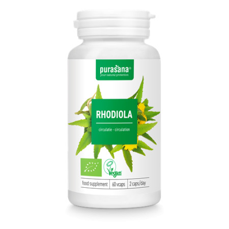 Rhodiola BIO - 60 gélules - Purasana - Gélules de plantes - 1
