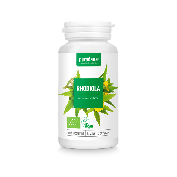 Rhodiola BIO - 60 gélules - Purasana - Gélules de plantes - 1