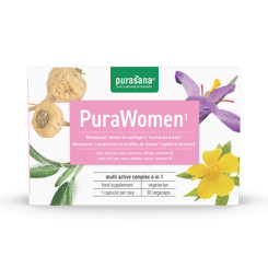 PuraWomen - 30 gélules - Purasana - Gélules de plantes - 1