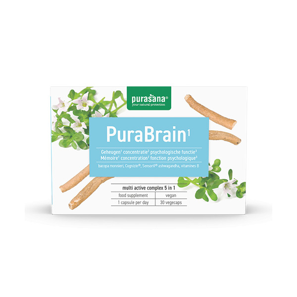 PuraBrain - 30 gélules - Purasana - Gélules de plantes - 1