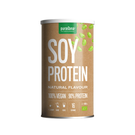Protéines végétales 90% - Soja naturel - Purasana - SuperFood - Superaliments - Raw Food - 1