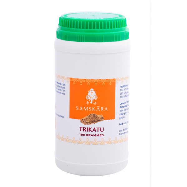 Trikatu - Poudre 100 gr - Samskara - Médecine ayurvédique - 2