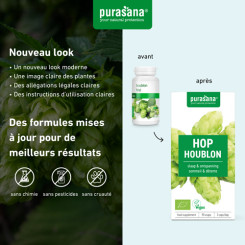 Houblon Bio 90 gélules végétales - Purasana - Gélules de plantes - 4