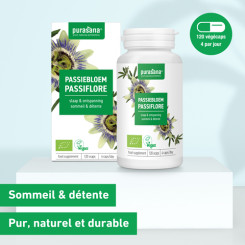 Passiflore Extrait 125mg Bio 120 gélules - Purasana - Gélules de plantes - 3