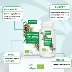 Passiflore Bio 120 gélules - Purasana - Gélules de plantes - 5