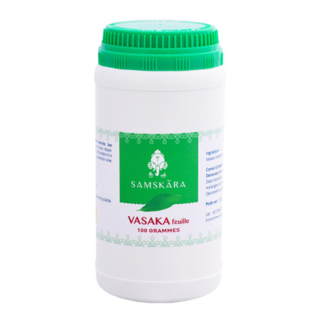 Vasaka - Feuille Poudre 100 gr - Samskara - Médecine ayurvédique - 2