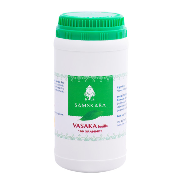 Vasaka - Feuille Poudre 100 gr - Samskara - Médecine ayurvédique - 2