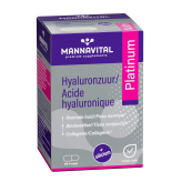 Acide hyaluronique Platinum - 60 gélules - Mannavital - Complément alimentaire - 1-Hyaluronsäure Platin - 60 Kapseln - Mannavital
