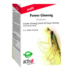 Power Ginseng - 60 gélules - Activo - Gélules de plantes - 1