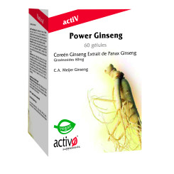 Power Ginseng - 60 gélules - Activo - Gélules de plantes - 1