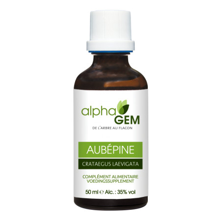 Extrait de bourgeon d'aubépine - 50 ml - Alphagem - Les bourgeons unitaires - 1