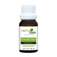Extrait de bourgeon de framboisier - 15 ml - Alphagem - Les bourgeons unitaires - 1-Extrait de bourgeon de framboisier Bio - 15 ml - Alphagem