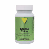 Bacopa monnieri Extrait standardisé 250 mg - 60 gélules végétales - Vitall+ - Gélules de plantes - 1-Bacopa monnieri Extrait standardisé 250 mg - 60 gélules végétales - Vitall+