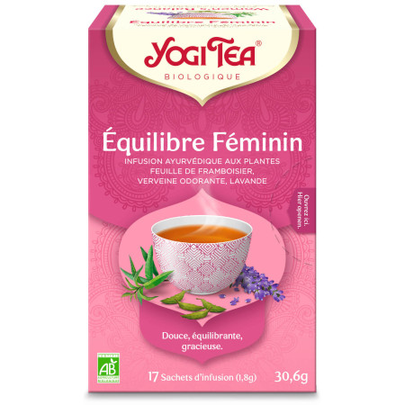 Yogi Tea - 'Femme Equilibre' 17 sachets Bio - Thé Ayurvedic - Tisanes en infusettes - 1