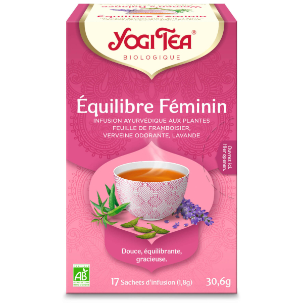 Yogi Tea - "Femme Equilibre" 17 sachets Bio - Thé Ayurvedic - Tisanes en infusettes - 1