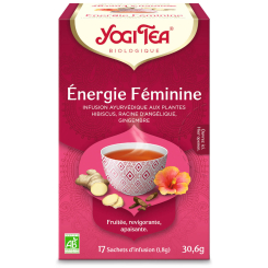 Yogi Tea - "Énergie féminine" Bio 17 sachets - Thé Ayurvedic - Tisanes en infusettes - 1