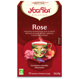 Yogi tea - Tao tea Rose Bio 17 sachets - Thé Ayurvedic - Tisanes en infusettes - 1