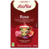 Yogi tea - Rose Bio 17 sachets - Thé Ayurvedic - Tisanes en infusettes - 1-Yogi thee - Biologische Roos 17 zakjes - Ayurvedische thee