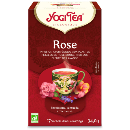 Yogi tea - Tao tea Rose Bio 17 sachets - Thé Ayurvedic - Tisanes en infusettes - 1