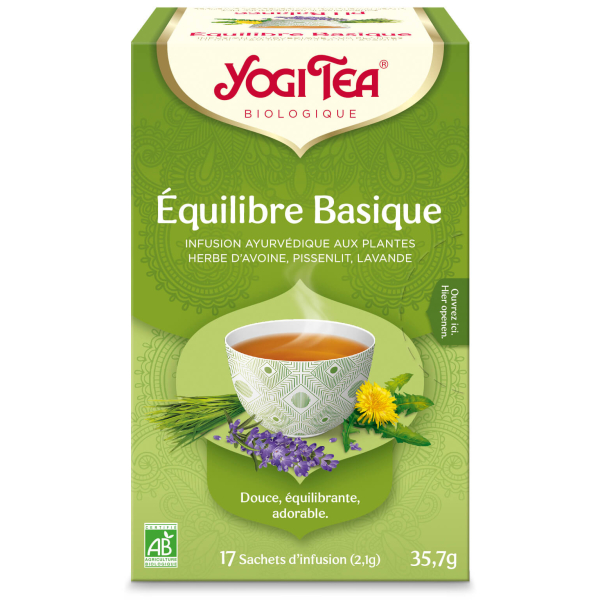 Yogi Tea – Bio Basic Balance, 17 Beutel – Ayurveda-Tee – Ayurveda-Aufgüsse – 1