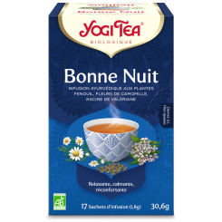Yogi Tea "Bonne Nuit" Bio 17 sachets - Thé Ayurvedic - Tisanes en infusettes - 1