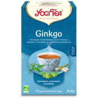 Yogi Tea - 'Ginkgo'  Bio 17 sachets - Thé Ayurvedic - Infusions Ayurvédiques - 1-Yogi Tea - 'Ginkgo'  Bio 17 sachets - Thé Ayurvedic