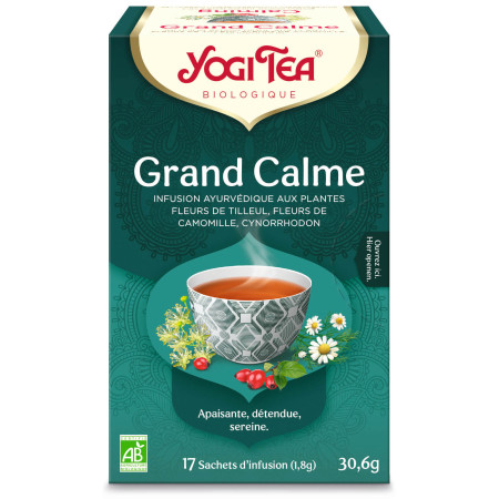 Yogi Tea  'Calming'  Bio 17 sachets - Thé Ayurvedic - Tisanes en infusettes - 1