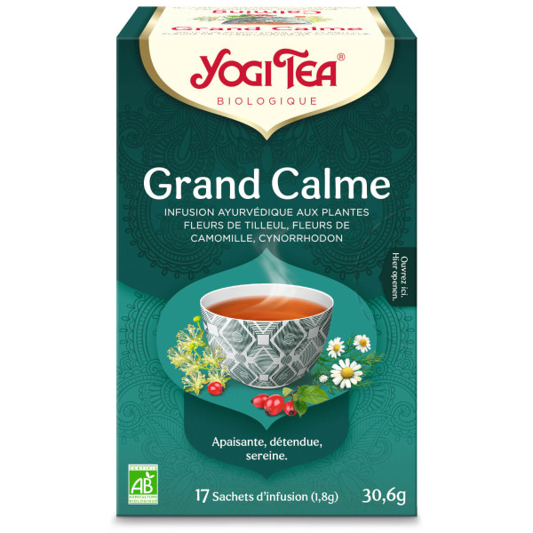 Yogi Tea  'Calming'  Bio 17 sachets - Thé Ayurvedic - Tisanes en infusettes - 1