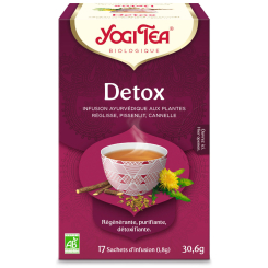 Yogi Tea " Detox " Bio 17 sachets - Thé Ayurvedic - Tisanes en infusettes - 1