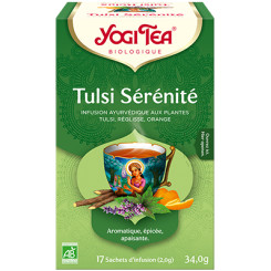 Yogi Tea - Tulsi Sérénité - Bio 17 sachets - Thé Ayurvedic - Tisanes en infusettes - 1