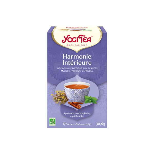 Yogi Tea - Harmonie Intérieure - Bio 17 sachets - Thé Ayurvedic - Tisanes en infusettes - 1