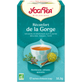 Yogi Tea - Réconfort de la Gorge - Bio 17 sachets - Thé Ayurvedic - Tisanes en infusettes - 1-Yogi Tea - Throat Comfort - Bio 17 Beutel - Ayurvedischer Tee