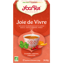 Yogi Tea - Joie de Vivre - Bio 17 sachets - Thé Ayurvedic - Tisanes en infusettes - 1