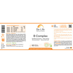 B Complex 60 gélules - Be-Life - Vitamine B - 2