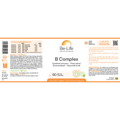 B Complex 60 gélules - Be-Life - Vitamine B - 2