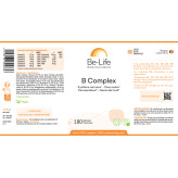 B Complex  180 gélules - Be-Life - Vitamine B - 2