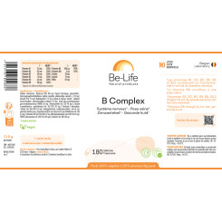 B Complex  180 gélules - Be-Life - Vitamine B - 2