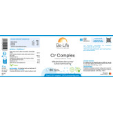 Cr complex (Chrome) 90 gélules - Be-Life - Minéraux - 2