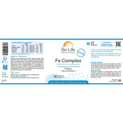 Fe Complex 60 gélules - Be-Life - Fer (Fe) - 2