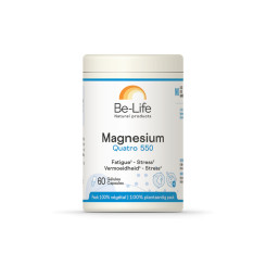 Magnésium Quatro 550 60 gélules - Be-Life - Minéraux - 1