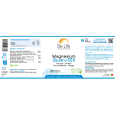 Magnesium Quatro 550 60 Kapseln - Be-Life - Mineralien - 2