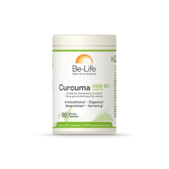 Curcuma (Extrait) 2400 Bio 60 gélules - Be-Life - Toute la gamme Be-Life - 1