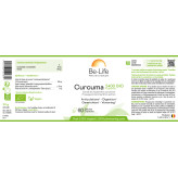 Curcuma (Extrait) + piperine 2400 Bio 60 gélules - Be-Life - Toute la gamme Be-Life - 2